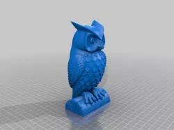 owl facing front