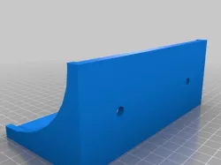 Phone shelf and cable holder