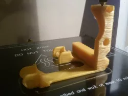 Prusa i3 / P3Steel cable chain mount (hephestos mod)