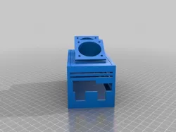 Ramps 1.4, Arduino MEGA, LCD adapter slide box with optional twin fan ducts