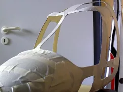RC-Helicopter Agusta MH50 Cockpit