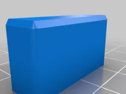 Rec Push Button (parametric)