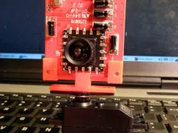 Servo Mount for Radio Shack Camera Board, vertical MOD