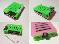 Simple case for Raspberry Pi model B+/Pi2/Pi3
