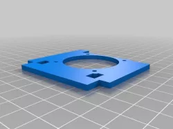 Simple metal LED fan strip
