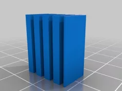 Single wall support structure in STL