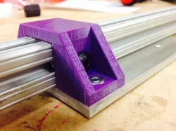 Skateboard hole drilling jig or 80/20 aluminum bracket