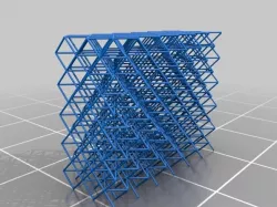 SLA Metallic Microlattice test