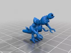 Spore to Blender to STL and a Monster!
