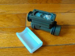Streamlight Sidewinder flashlight diffuser lens - lantern mod