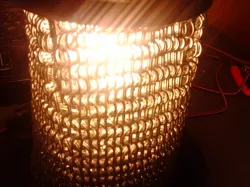 The Chainmail lamp