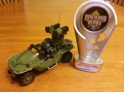 The Ultimate Halo Warthog Pinewood Derby Car