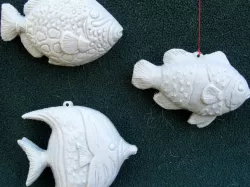 Three Fish Ornaments