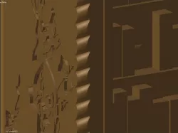 Wood Spiral CAD Stamp