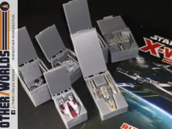 X-Wing Miniatures game ship boxes