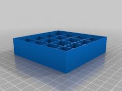 16 grid box with cover 3d models 【 STLFinder