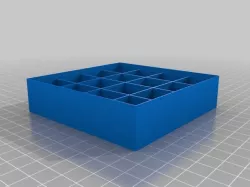 16 grid box with cover