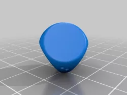 4-sided die (paw-friendly)