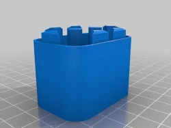 AA 3x2 Battery Case Holder