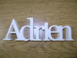 Adrien , 3D Name.