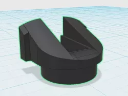 Airsoft pistol Taurus 92 Cybergun Replacement sled backing part __optimized__