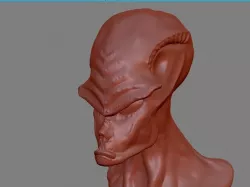 Alien Head sculpt