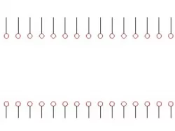 Arduino Micro 2D CAD Pin Layout Template