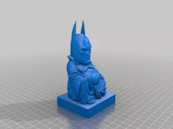Batman Buddha (Hotei) with Square Base