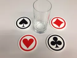 Card coasters