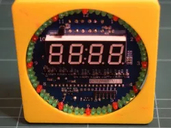 Case for DS1302 Rotation LED Electronic Clock Kit