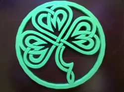 Celtic Clover Coaster