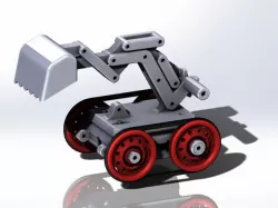 Digger Arm for the Robot tank toy project.