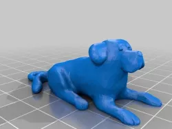 Dog keychain
