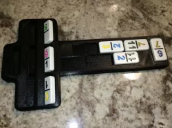 Double Domino Havoc - A 3D printed Game of Skill and Chance