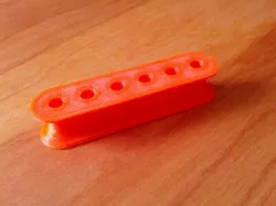 Electric guitar pickup coil bobbin