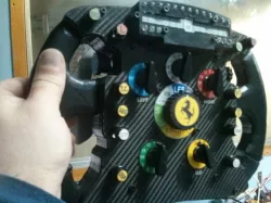 Ferrari F1 Steering wheel (Logitech G25 base)