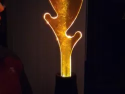 Giant Lego Flame Lamp
