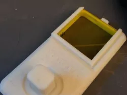 iPhone 5 case with colored glass filter mount