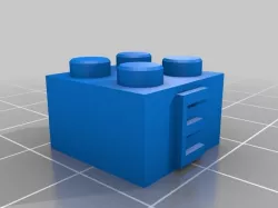 Lego Block with E