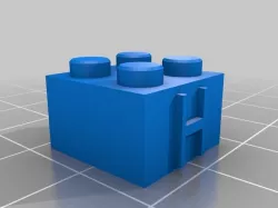 Lego Block with H