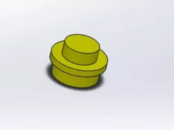 Lego plate 1x1 round (button)