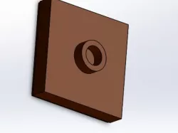 lego plate 2x2 with 1 knob