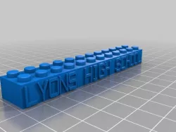 LYONS HIGH SCHOOL LEGO