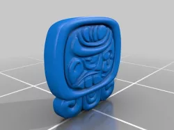 Men, mayan glyph.
