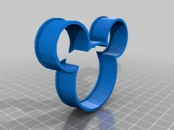 Mickey Mouse Head 3in Cookie Cutter