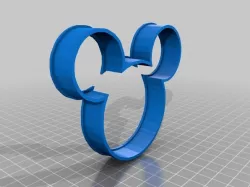 Mickey Mouse Head 4in Cookie Cutter