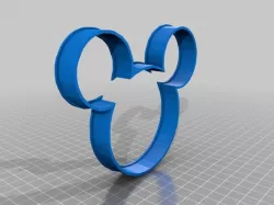 Mickey Mouse Head 5in Cookie Cutter