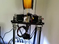 Micro Delta reprap printer stand for plastic filament
