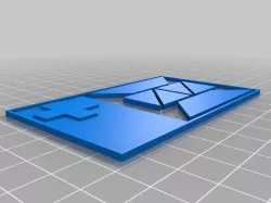 My Customized Cross puzzle  - business card format