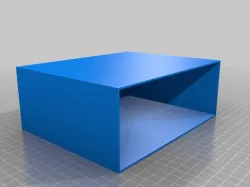 My Customized drawer box with hex pattern sides